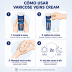 VARICOSE - Crema para Várices, Arañitas, Piernas Cansadas e Hidratación Profunda