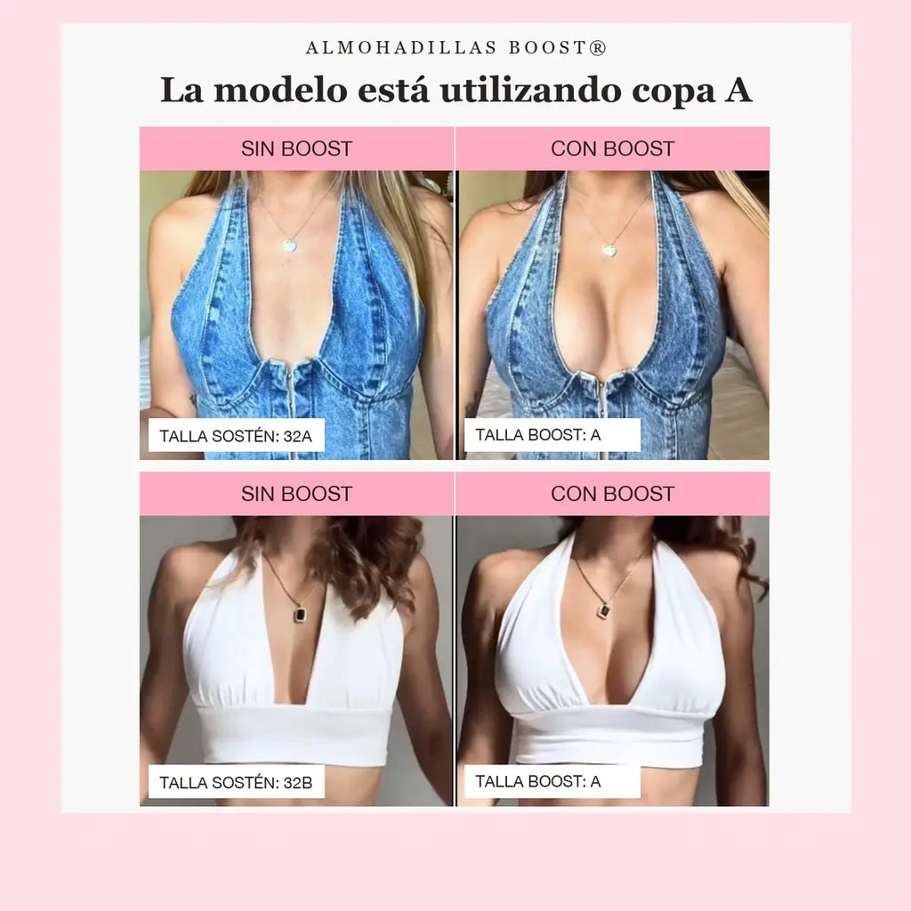 BOOST HENGDA - Almohadilla Pegajosa Para Aumentar 2 Tallas Mas Tu Busto